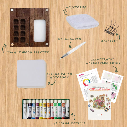 Jambe's™ watercolor kit